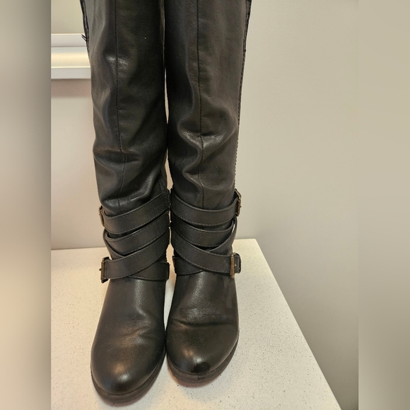 Womens black boots - Picture 5 of 9